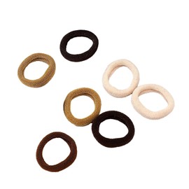 Pack of 10 Women's Hair Bobbles for Girls, Men, Women (Five Colours)