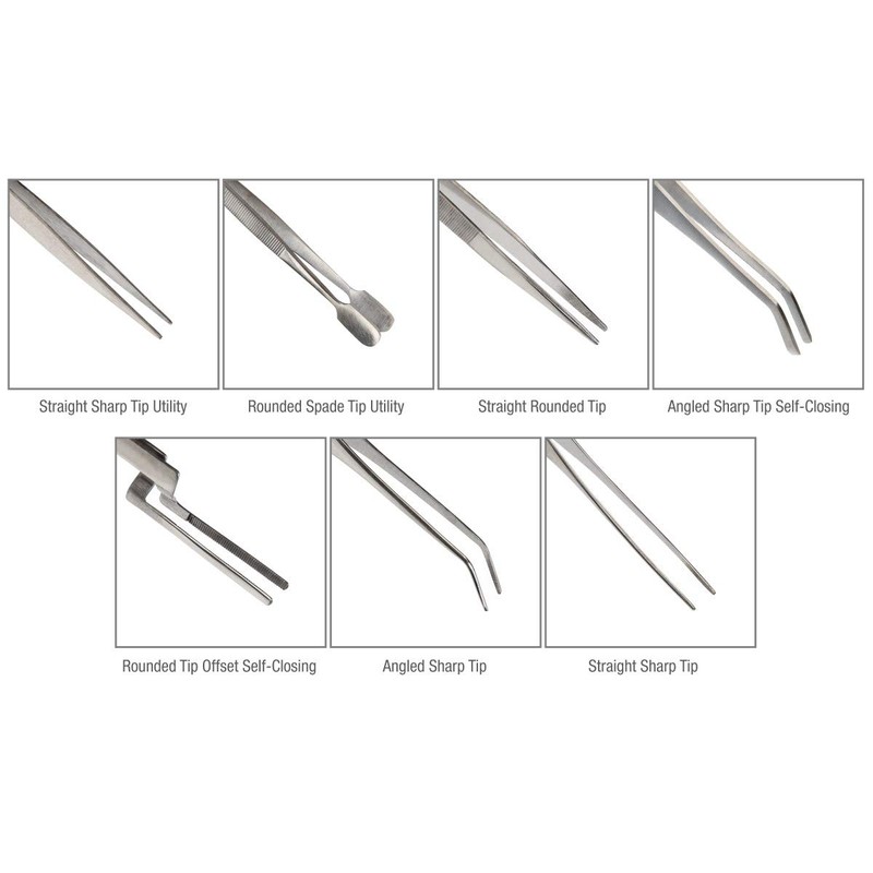 Steelman 05600 7-Piece Tweezer Set