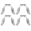 FOMIYES 4Pcs Silicone Eyeglass Nose Pads Non-Slip U Shaped Accessories