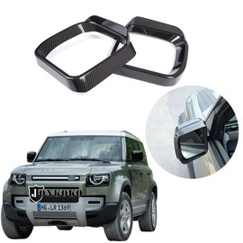 Car Mirror Rain Visor Guard For Land Rover Defender 2020-2024 Rear View Side Mirror Rain Eyebrow View Mirror Visor Guard 110 Accessories (Carbon Fiber)
