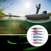 TingHaoO 6Pcs Luminous Squid Jigs Hook Shrimp Lures Baits Hard