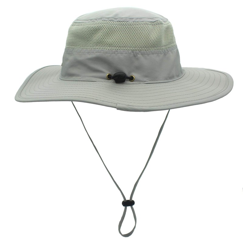 Home Prefer Unisex Daily Outdoor Sun Hat Camouflage Mesh Bucket