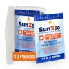 CoreTex Sol X 50 Spf Paquetes Individuales De Protector Solar Tamaño De Viaje (10Ct. Con Estuche De Transporte) - Libre De Parabenos, Oxibenzona,...  