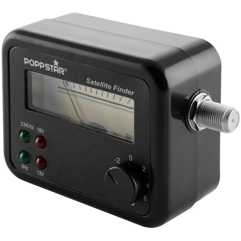 Poppstar Satfinder Satellite Finder Meter Analogue Satellite Bowl Accurately Aligning
