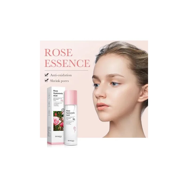 Tónico rosas + ácido hialurónico, frescura y humectación para cualquier
