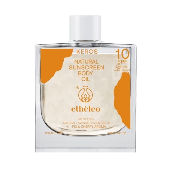 Etheleo Keros Natural Body Sunscreen Oil SPF10 100 ml