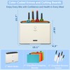 Etespie Smart Cutting Board and Knife Set,Self Cleaning Cutting Board