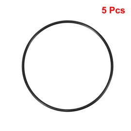 sourcing map Pack of 5 Nitrile Rubber O-Rings 135 mm OD 125 mm ID 5 mm Wide Seal