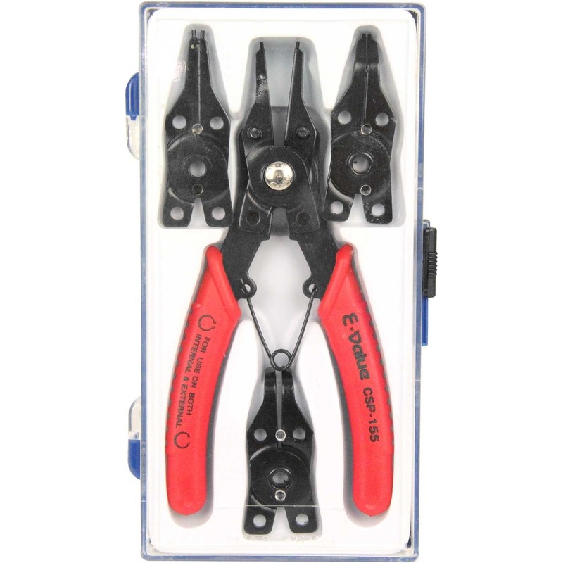E-Value CSP-155 Combination Snap Ring Pliers, Shaft and Hole Set