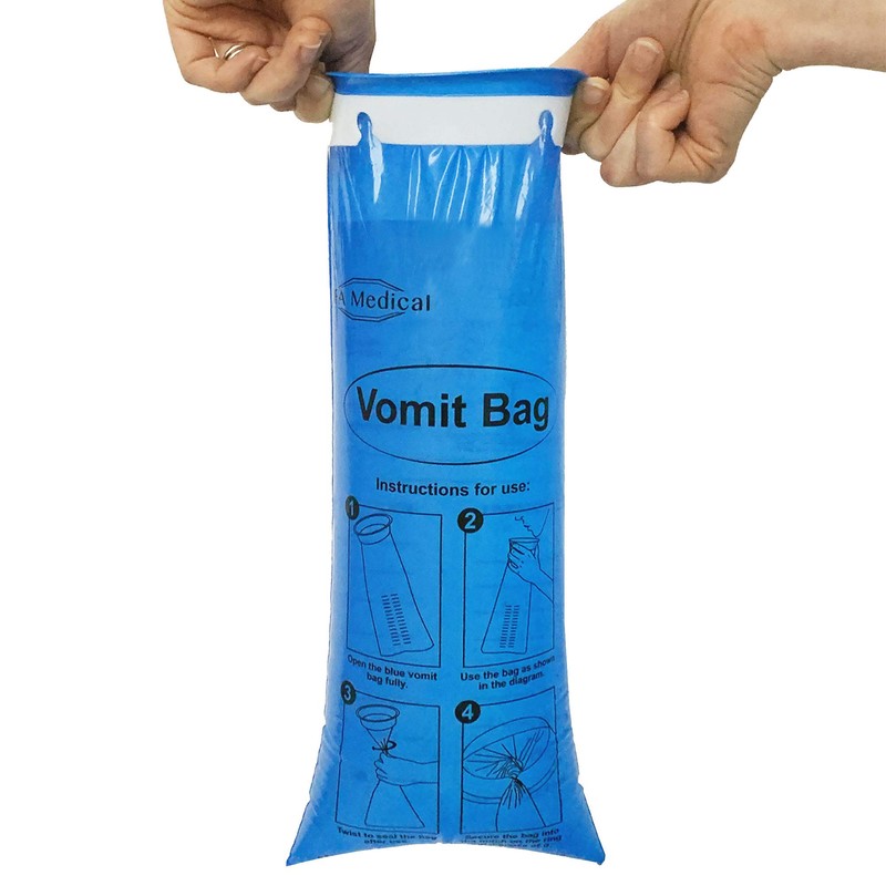 JFA Medical Disposable Sick/Vomit Bags – Pack of 25