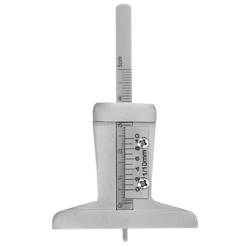 Stainless Steel Tyre Tire Tread Depth Gauge Meter Caliper for