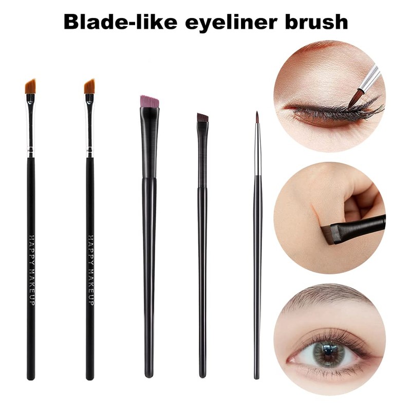 Angled Eyeliner Brush, Eyeliner Brush, Eye Brush Set, Angled Eyeliner