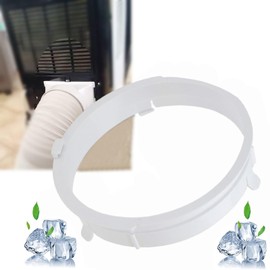 TQEONKL Portable Air Conditioner Exhaust Hose Connector, Hose Connector Air Conditioner Exhaust Duct Interface, RV Connector Adapter for Mobile Air Conditioning Accessories KYR-35, White, HOA_31V_01