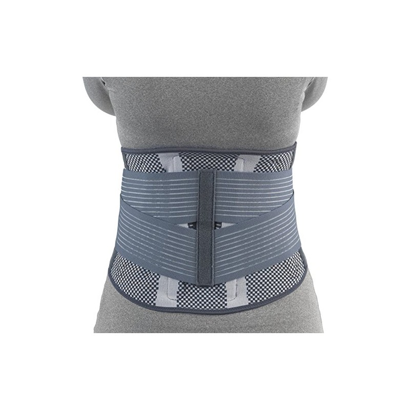 Lumbosacral Back Brace, Theratex Spinal Medium Support, Gray (Soft Splint),