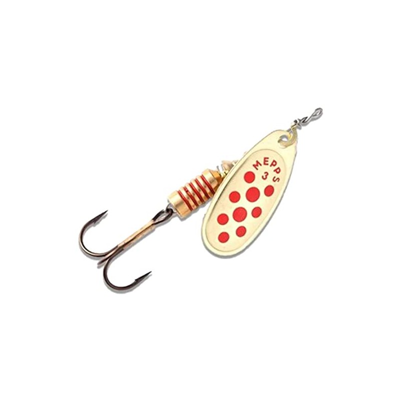 Mepps Comet Gold Red Spot sz1 - 3.5grm