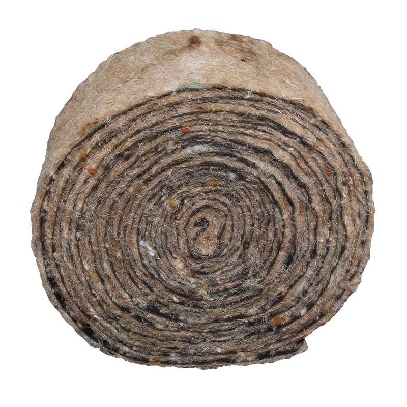 LOWENERGIE Pipe Insulation Wool Felt Hair Pipe Wrap Lagging 7M