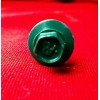 Unbranded 10x 2" Ivy Green Metal Roofing/siding wood screws
