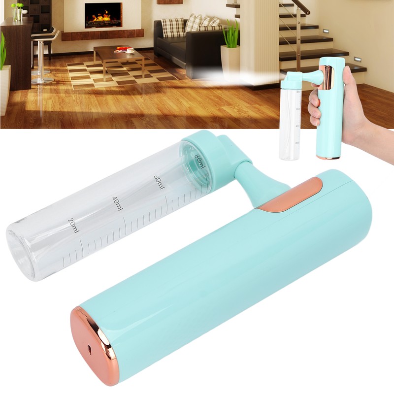 Small Handheld Sprayer Household Portable Rechargeable Atomizing Electric SprayerGreen