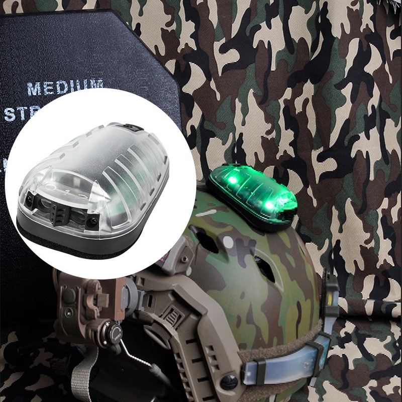 EX433‑BK‑GREEN Tactics Survival IR Flash Waterproof Ladybird Lamp Safety Flash