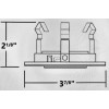 Metro Lighting 2 PACK, 3" RECESSED CAN LIGHT MR16 SHOWER