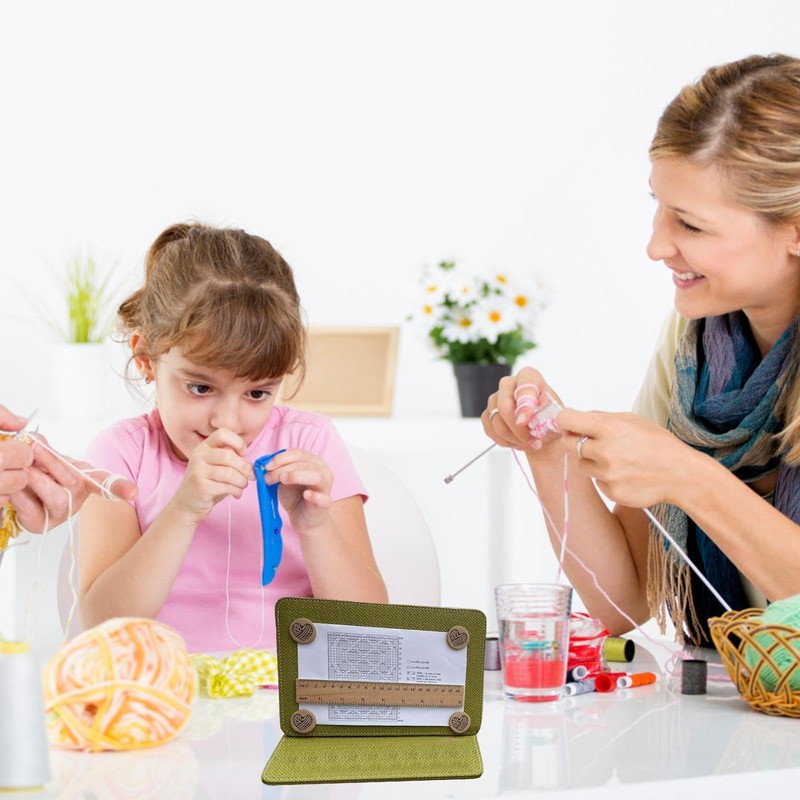 Knitting Chart Keeper | Magnetic Knitting Pattern Holder Folder With