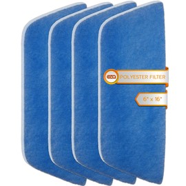 RV Air Conditioner Filter - 6" x 16" RV AC Replacement Filters For Coleman Mach Unit MERV 8 Air Filter (4 Pack)