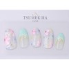 TSUMEKIRA SG-ALP-101 Nail Stickers, Alphabet, Silver, 1 Sheet (x 1)