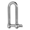 Long D Shackle 304 Stainless Steel Straight Anchor Screw Pin