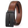 JASGOOD Mens Belt Leather Ratchet Belt For Men Automatic Ratchet