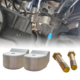 TIOYAR 2 Inches Suspension Leveling Kit Compatible with 2005-2025 Ford F250 F350 Super Duty 4WD (silver)