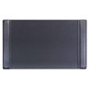 Dacasso Pad with Side Rails Luxury Leather Blotter for Writing-Executive