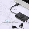 Wendry External Sound Card, USB Audio Adapter External Stereo Sound