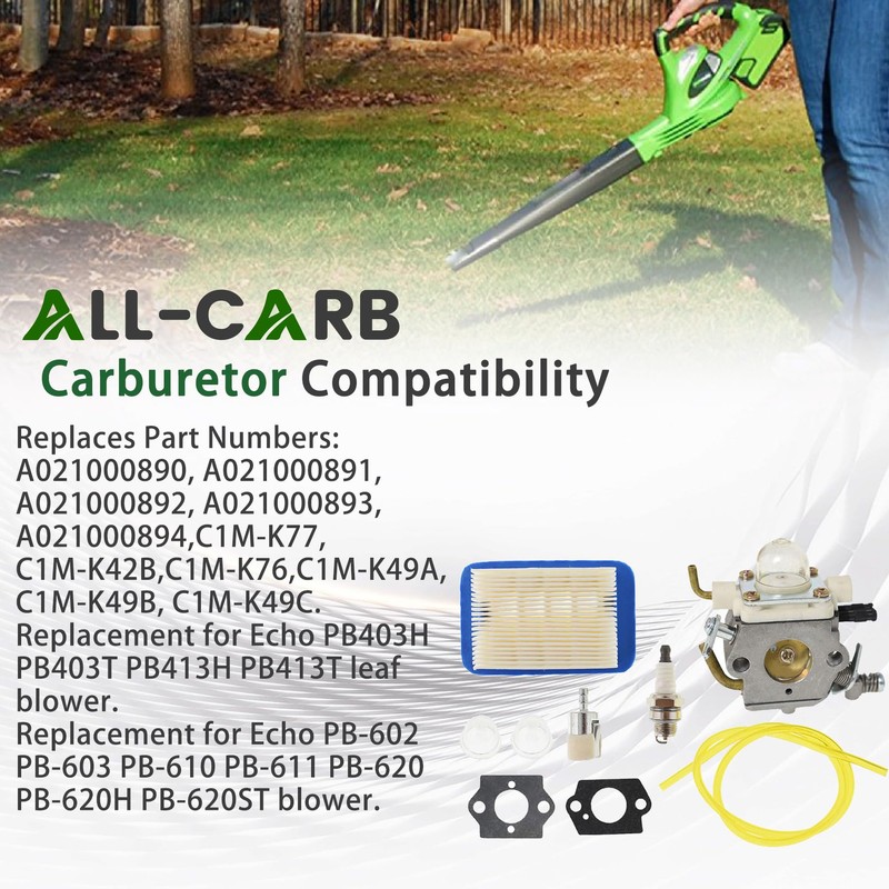 ALL-CARB C1M-K77 Carburetor Replacement for Echo PB-400 PB403H PB403T PB460LN