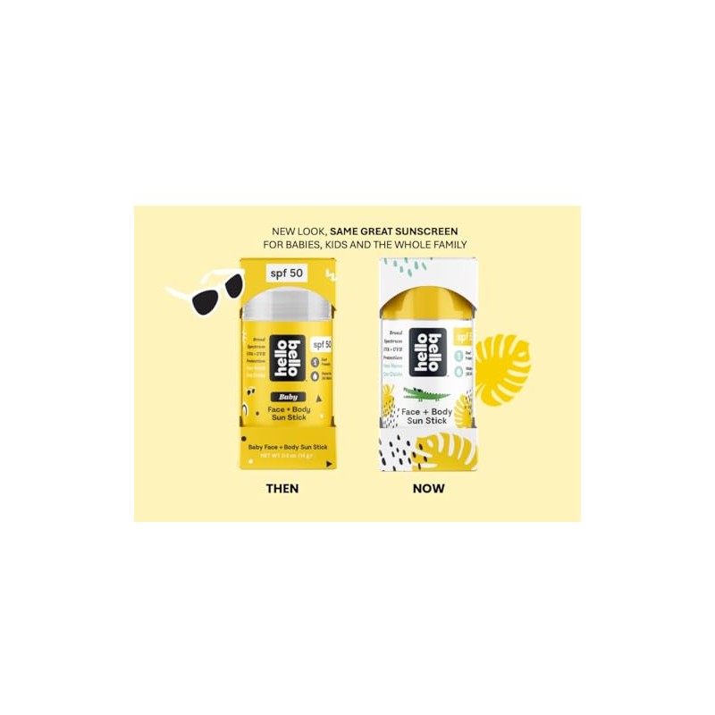 Hello Bello Spf 50 Barra De Protector Solar Facial Y