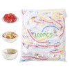 FDKYOEK Plastic Bowl Covers, 100 PCS PE Food Grade Food