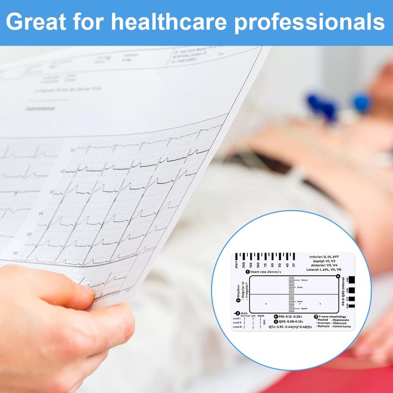 IKOPFLN ECG 7 Step Ruler for Ekg Device for Home,
