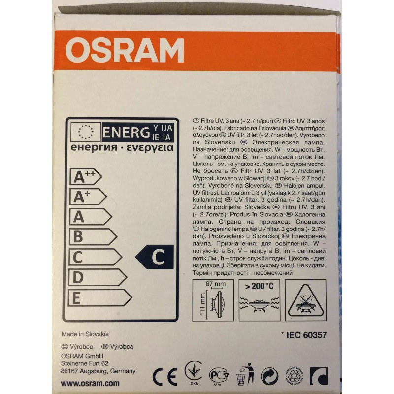 Osram OEM Replacement Bulb for Bioptron Pro 1 Light Therapy