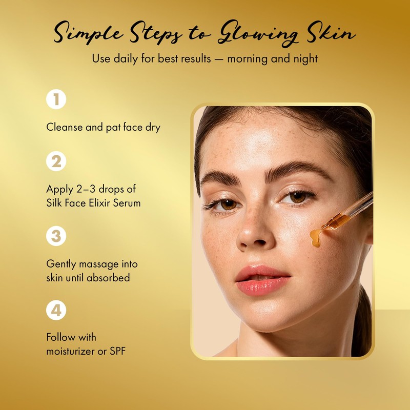 SILK FACE Elixir Serum by Coco March – Anti-Aging, Hydrating