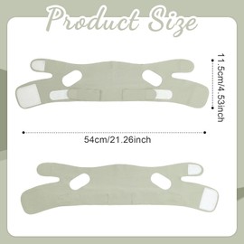 TUONYIS V Gesichtsmasken, Wiederverwendbare V-Linienmask, Kinnmaske Doppelkinn, Gesichts-Schlankheitsgurt, Doppelkinn Entferner Lifting-Maske für Doppelkinn und Schlaffe Gesichtshaut