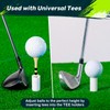 SAPLIZE 51 Pcs Golf Mat Tee Set, 5 Rubber Tee