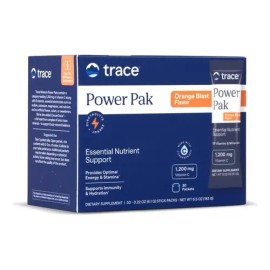 Suplemento Nutricional Trace Minerals Vitamina C Electrolitos 30 Sobres Naranja                                                                       