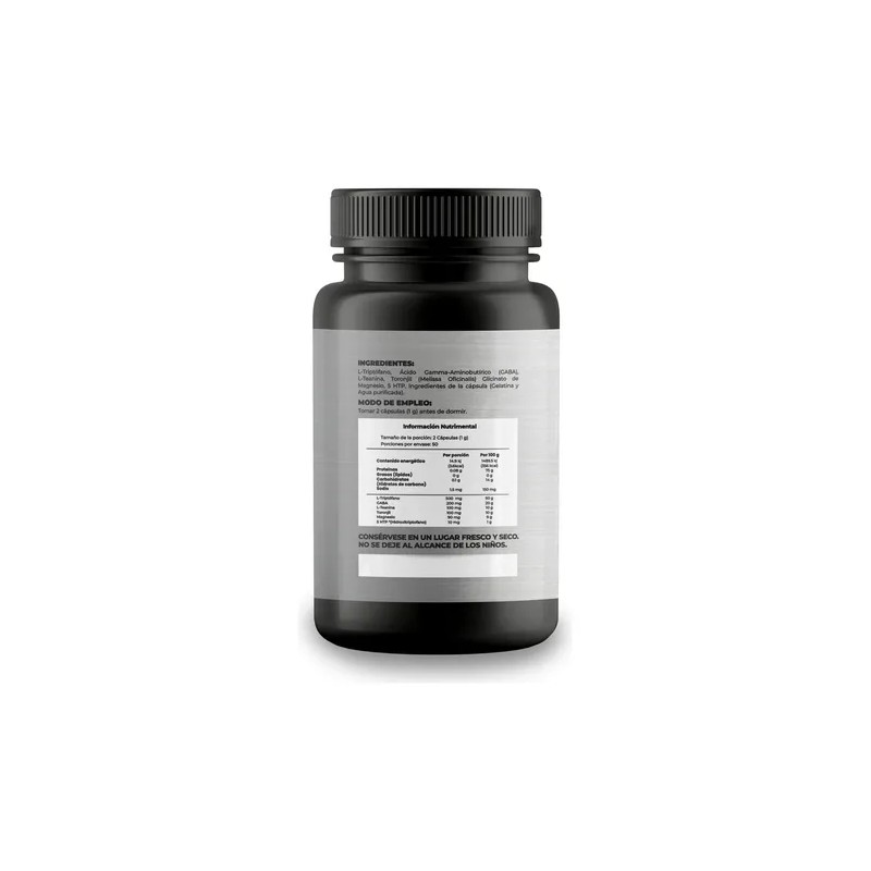 Triptófano Teanina Glicinato Magnesio 5htp 100 Cáps
