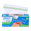 Ekco Go Bolsas Resellables para Sándwich 50 Piezas