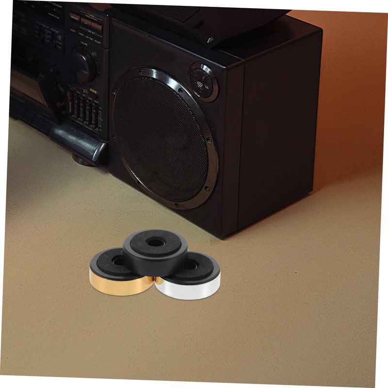 LABRIMP 12pcs Speaker Isolation Feet Pads Sturdy Shock Absorption Bumpers