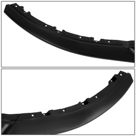 DNA Motoring ZTL-Y-0217 Front Bumper Lip 3Pc Design Compatible with 13-14 Ford Mustang ABS Plastic Matte Black