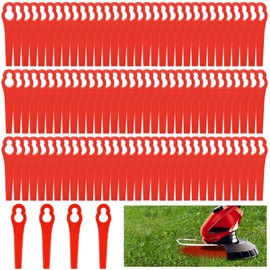 SVUPUE Grass Trimmer Blades, 100 Pcs Plastic Grass Trimmer Blades, 85 mm Plastic Garden Mower Blades, Grass Trimmer Replacement Blades, Lawn mower Blade Replacement, for Lawn Mowers and Trimmers