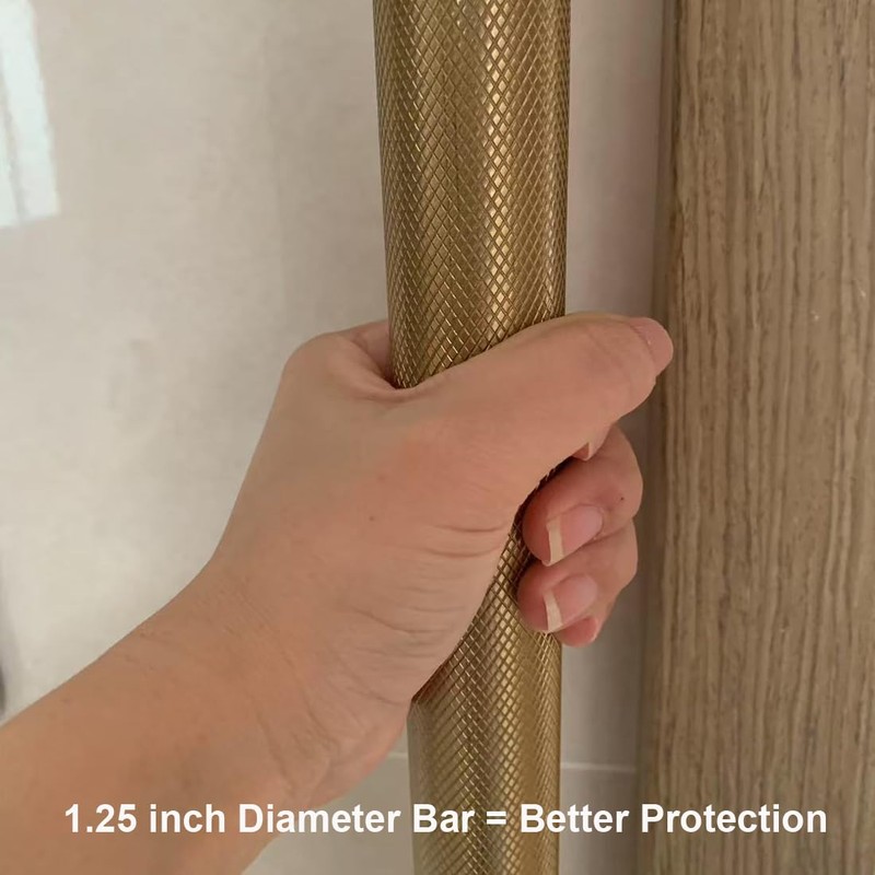 IJDD Bathroom Safety 40 Inch Grab Bar with Anti-Slip Knurled