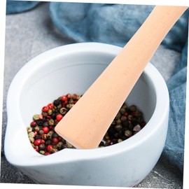 BIUDECO Wooden Pickle Stick Ergonomic Grinding Rod for Fermenting Vegetables Manual Food Masher Tool for Sauerkraut Preparation Easy Clean Kitchen Utensil