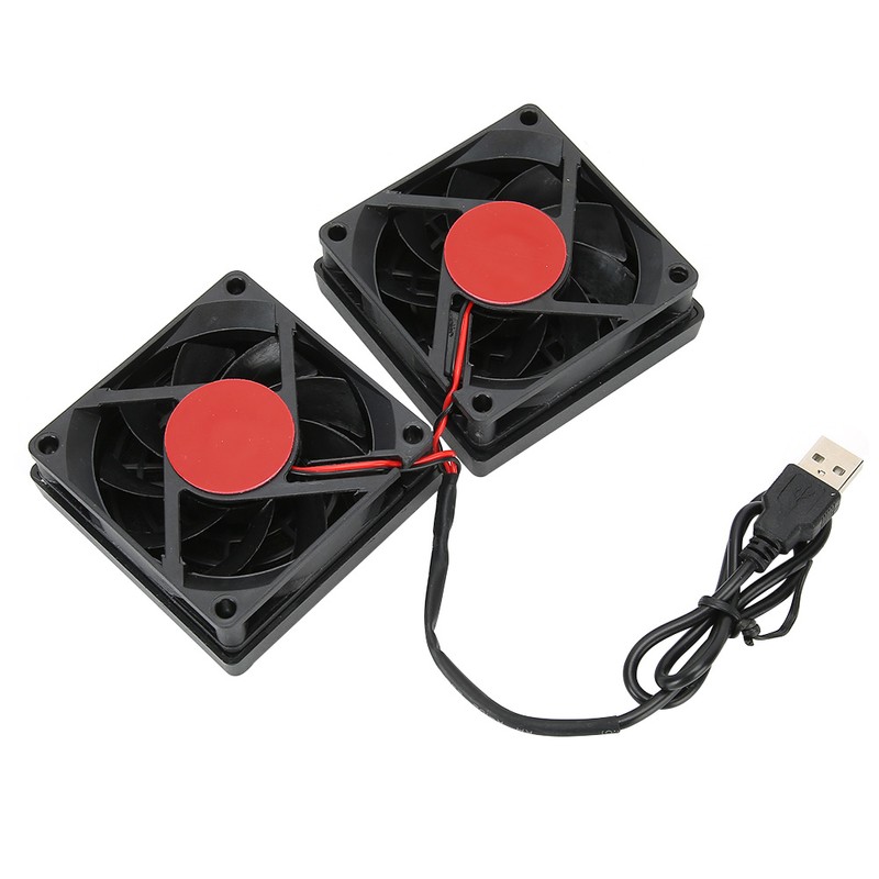 Computer Router Fan with Dust Cover USB Power Heat Dissipation