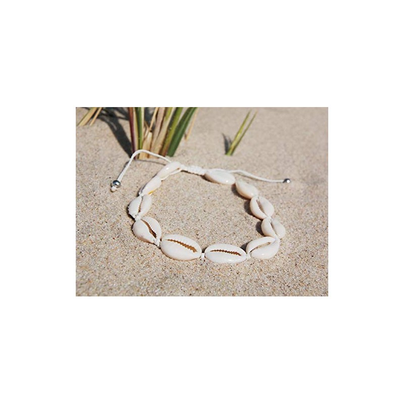 2002.wt Starfish Anklet Fashion Jewellery Made of Cowrie Shells Surfer